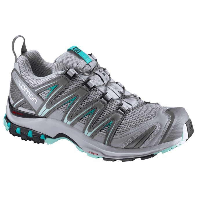 Zapatillas Trail Running Salomon Mujer Plateadas - Salomon Argentina XA PRO 3D W ,154379-WEA